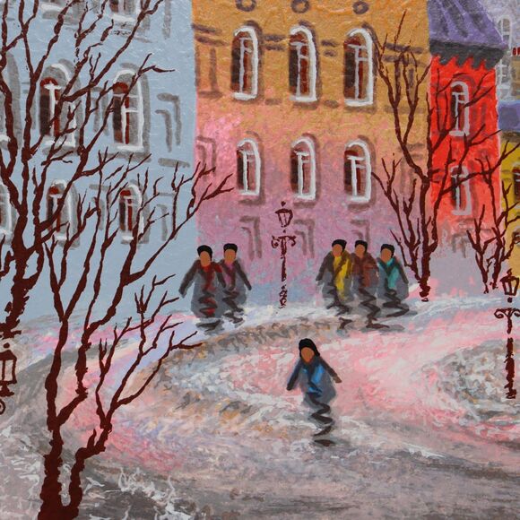 Anatole Krasnyansky “Gdansk" City Square, Hand Signed, Limited Edition Serigraph - Picture 5 of 8